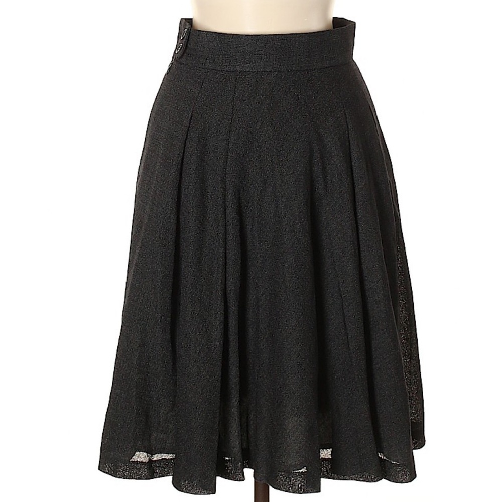 Sportmax dark grey wool skirt